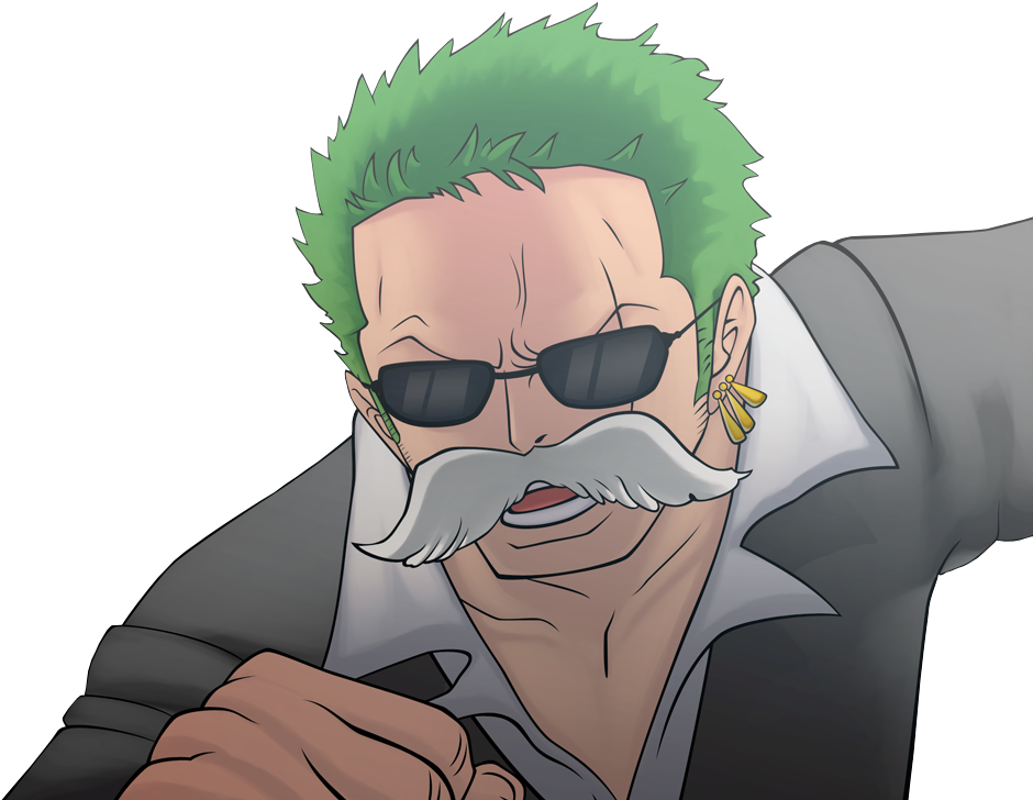 Roronoa Zoro Dressrosa Png Clipart (1000x756), Png Download