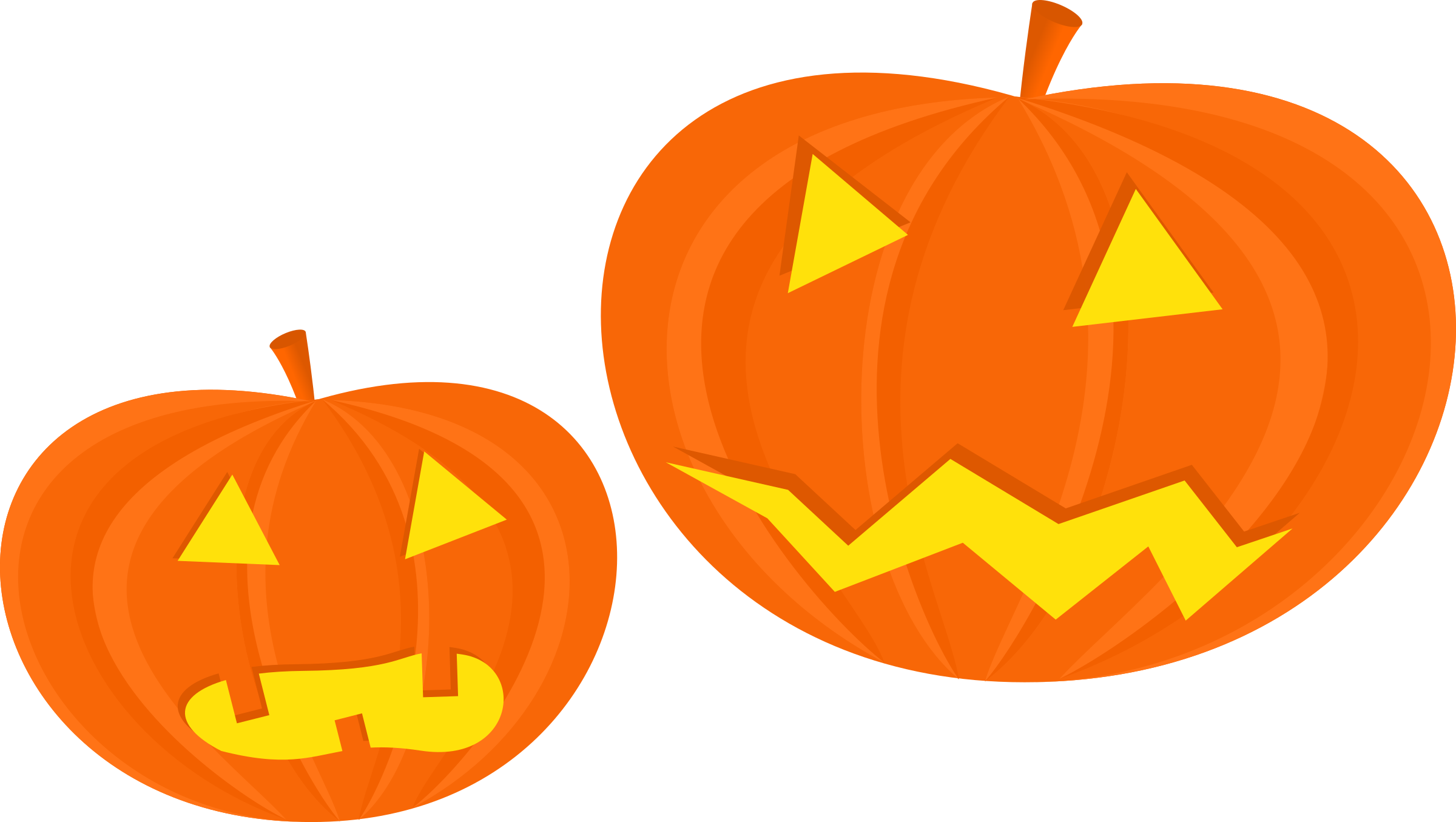 Halloween Party At Giggles Private Day Nursery In Lytham - Clipart Pumpkin Halloween - Png Download (2400x1355), Png Download