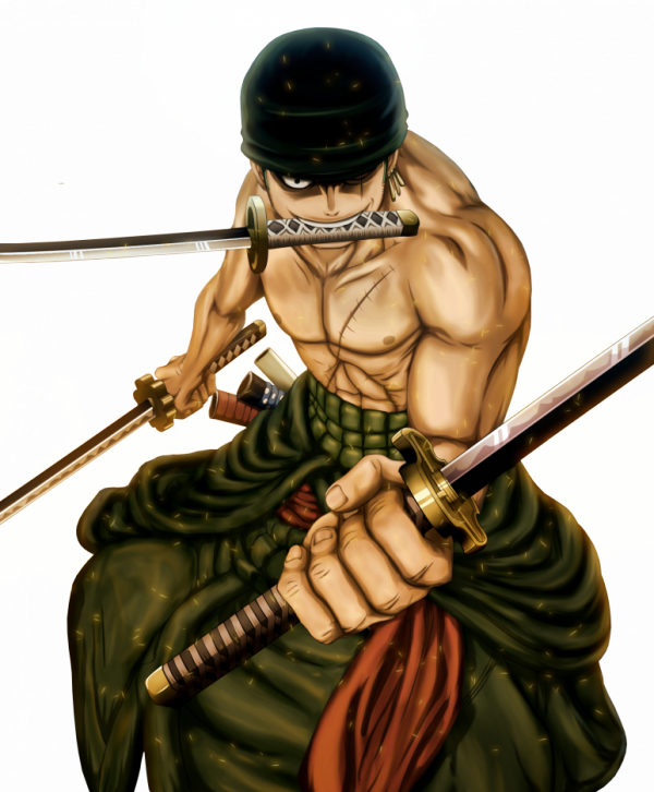 Zoro - Roronoa Zoro Wallpaper Santoryu Clipart (600x726), Png Download