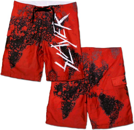 World Painted Blood Board Shorts - World Painted Blood Shorts Clipart (600x600), Png Download