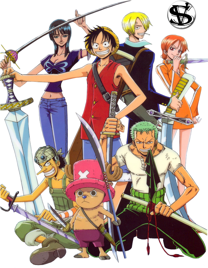 Zoro Render One Piece Photo - One Piece Anime Svg Clipart (700x988), Png Download