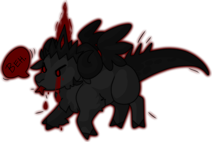 Basic Baphomet - Cartoon Clipart (700x471), Png Download