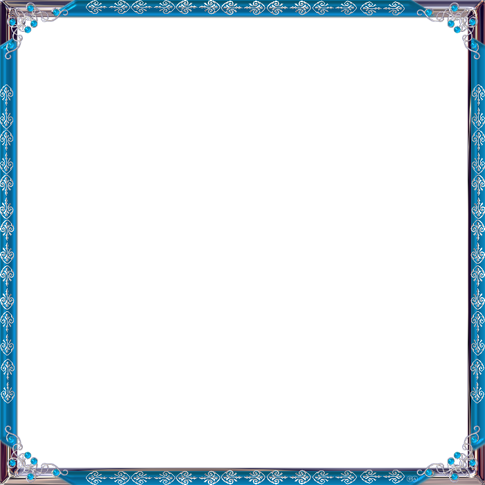 Blue Picture Frame Png - 1:18 Scale Clipart (700x700), Png Download