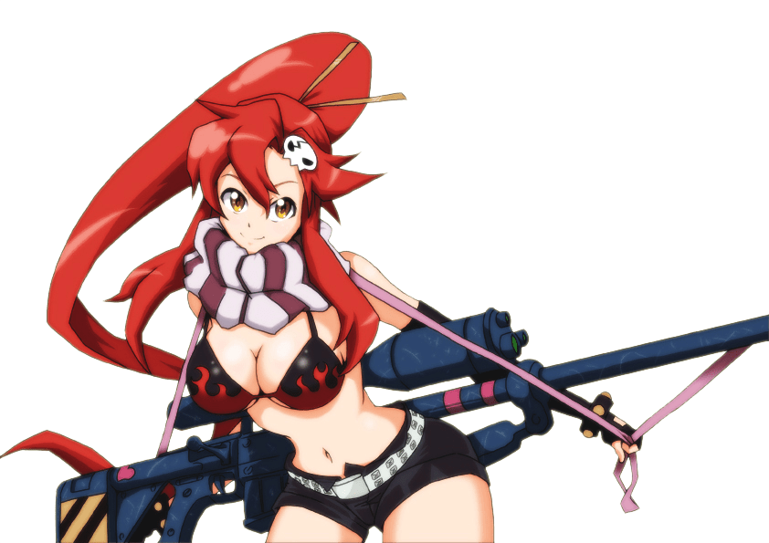 5 Yoko Littner Gurren Lagann - Cartoon Clipart (842x595), Png Download