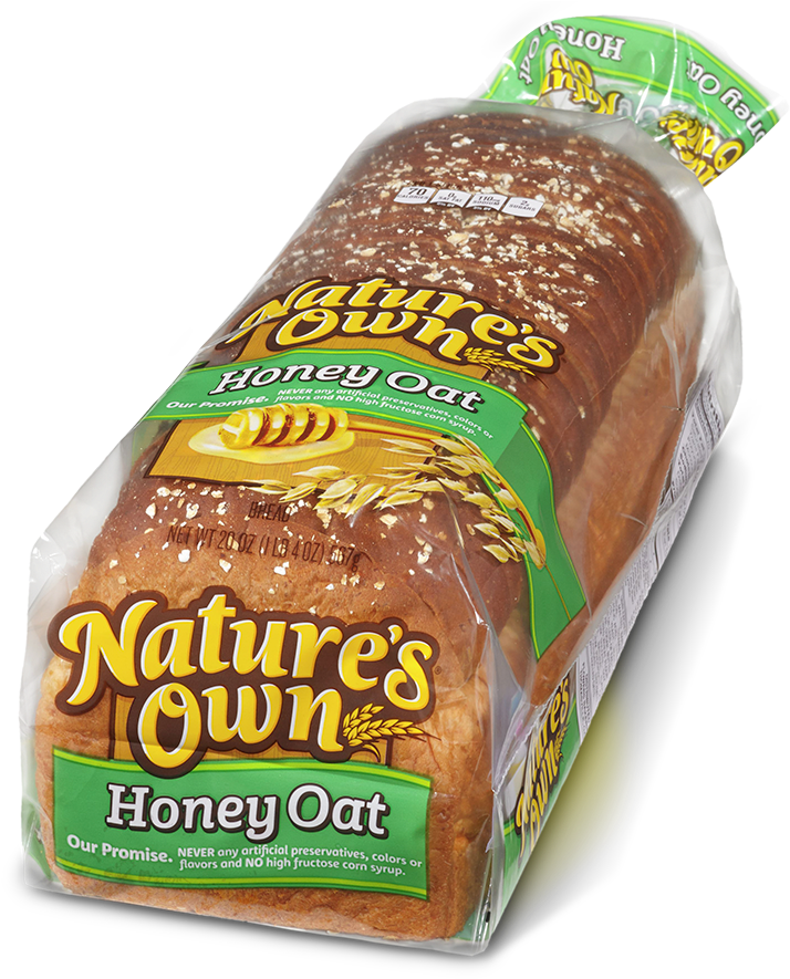 Honey Oat Bread - 100 Whole Wheat Nature Own Clipart (890x1000), Png Download