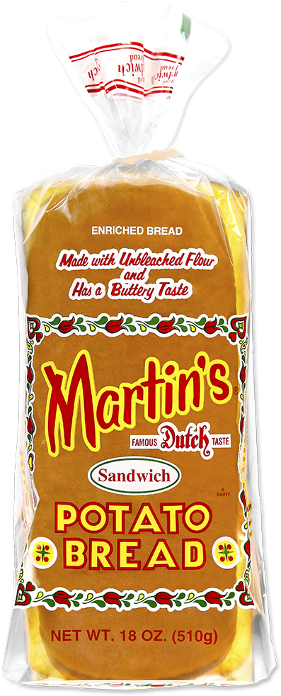 Martins Potato Bread Clipart (428x1015), Png Download