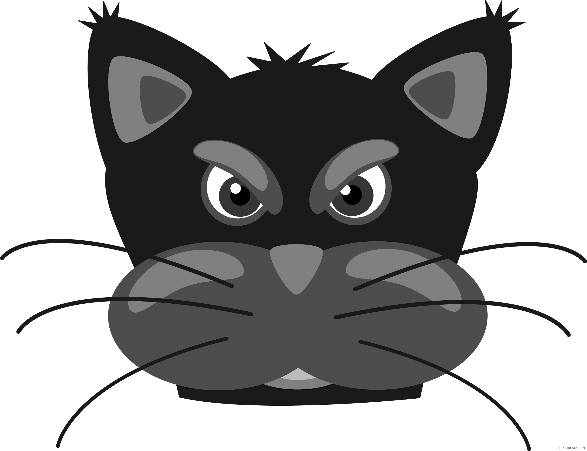 Black Clipartblack Com Animal Free White Images - Black Panther Animal Cartoon - Png Download (2500x1919), Png Download