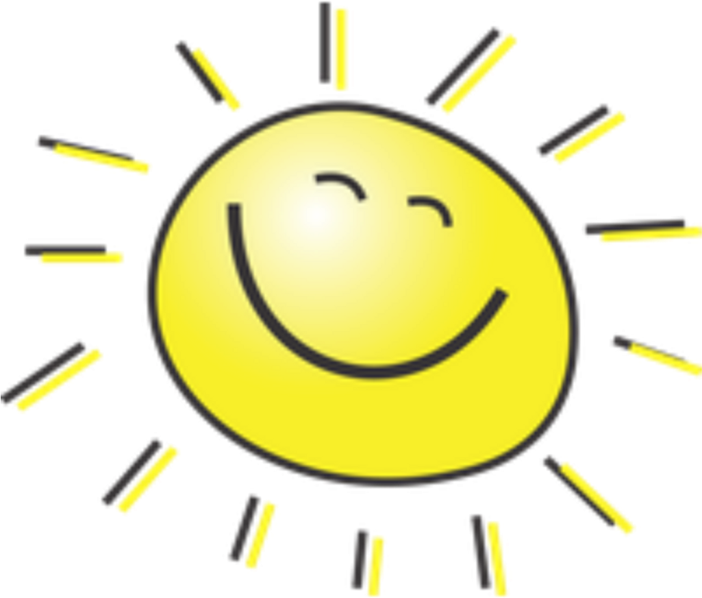 Cute Sun Smiling Transparent Library Techflourish Collections - Summer Clip Art - Png Download (1024x1024), Png Download