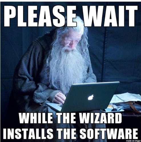 If You Need Some Memes To Brighten Up Your Security - Please Wait While The Wizard Installs The Software Clipart (792x496), Png Download