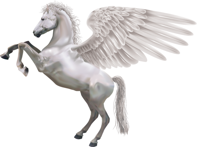 Pegasus - Wing Horse Clipart (681x508), Png Download