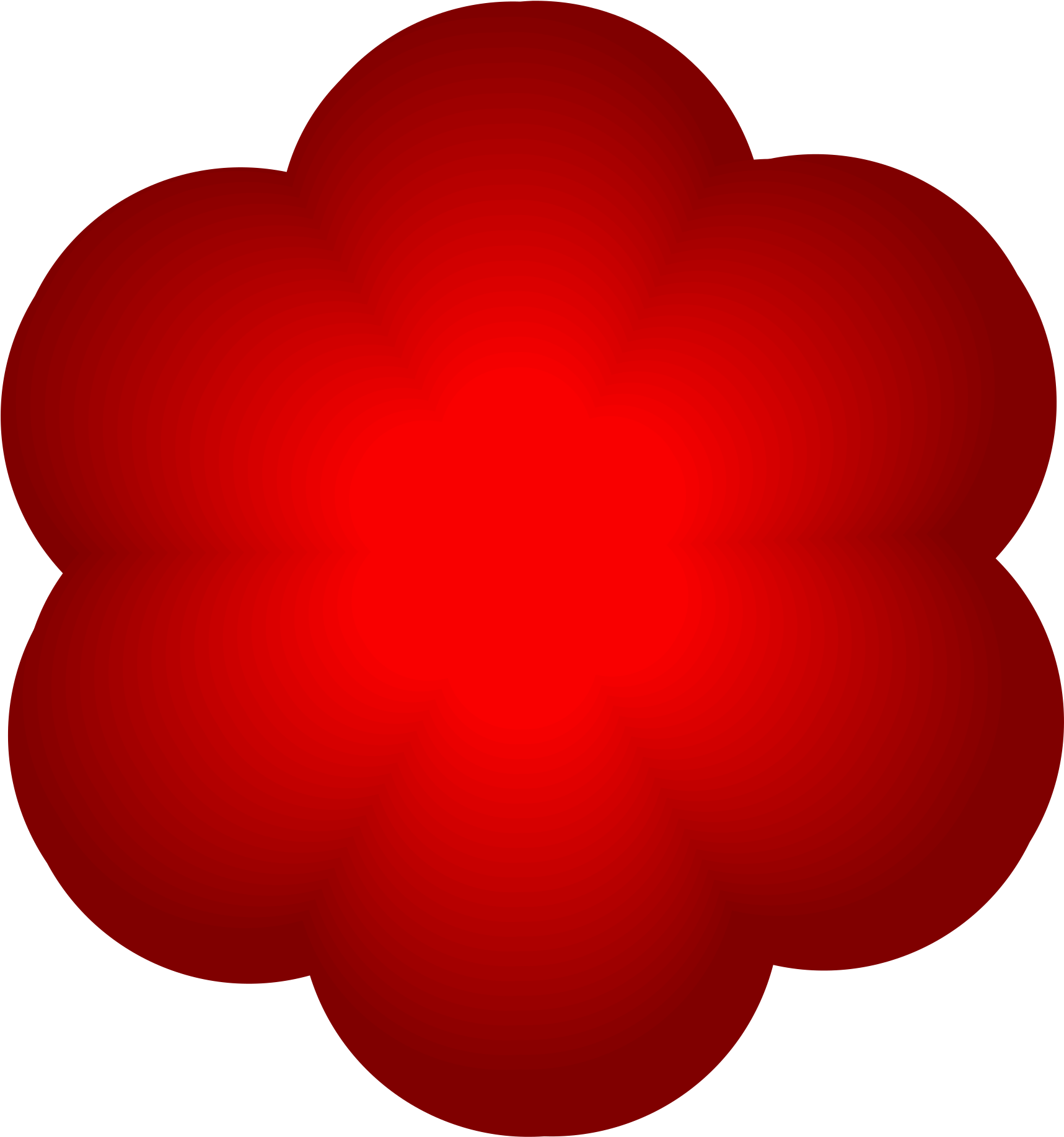 Red Flowers Png Clipart (2400x2400), Png Download