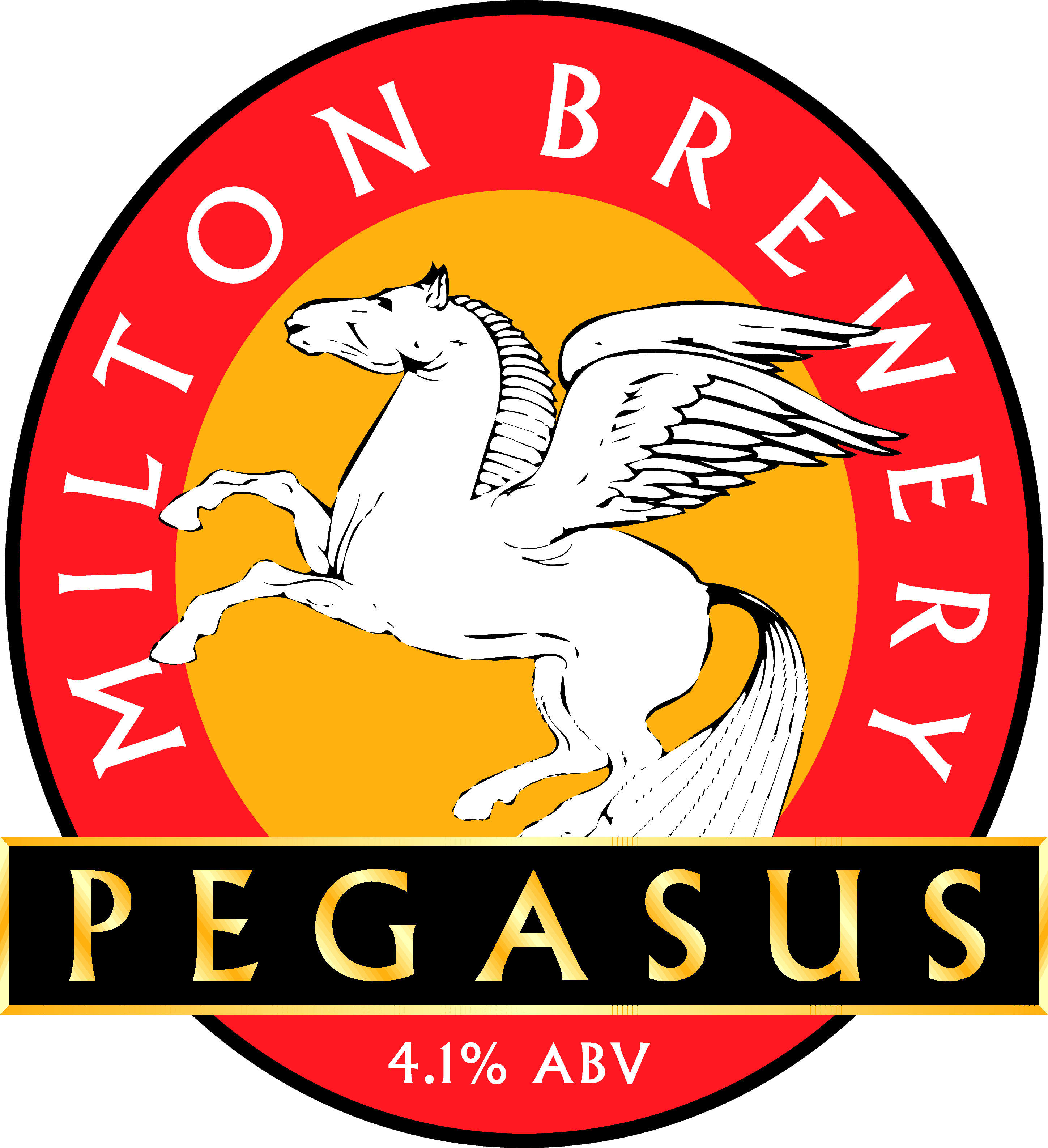 File - Pegasus - Milton Brewery Pegasus Clipart (2898x3174), Png Download