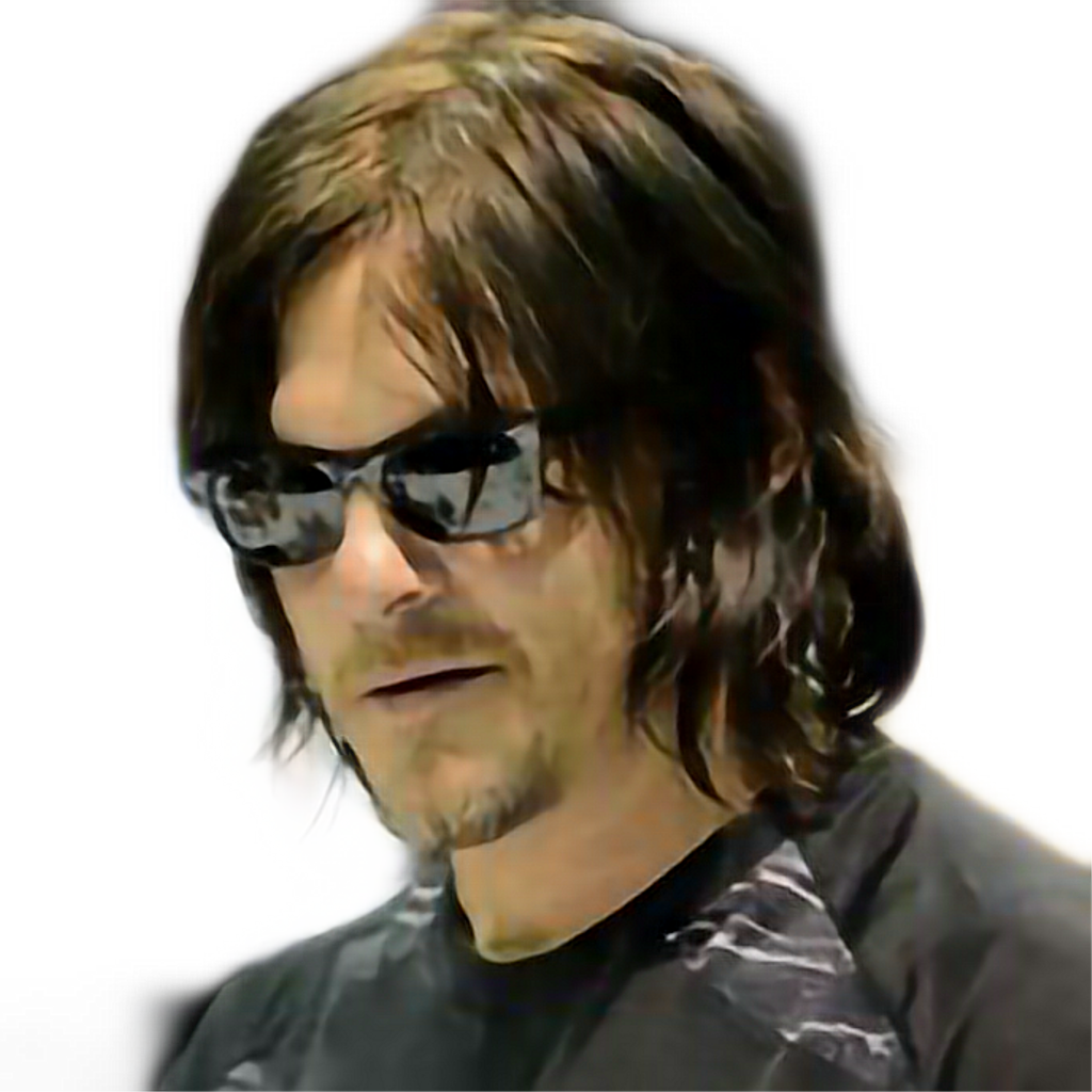 #twd #dixon #reedus #bigbaldhead - Actor Clipart (1024x1024), Png Download