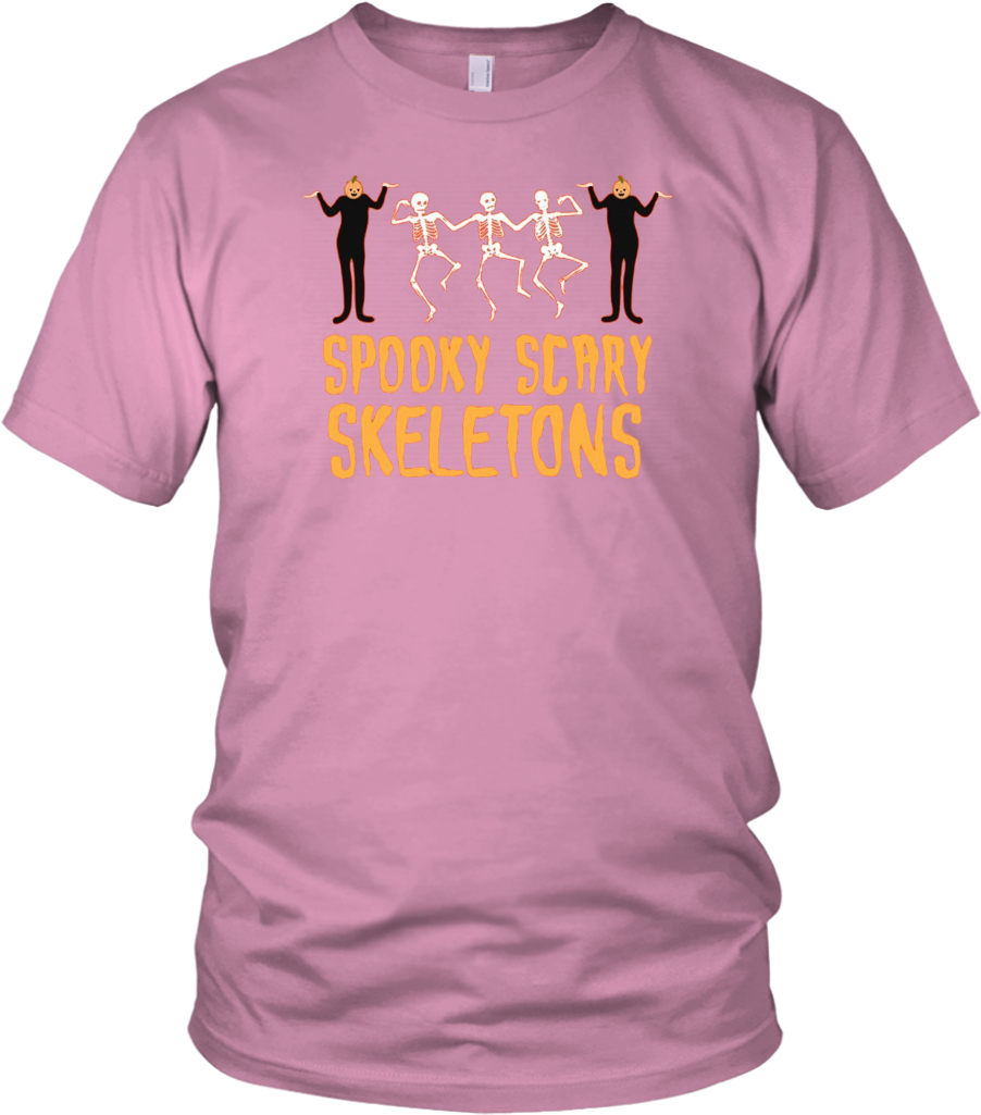 Spooky Scary Skeletons Meme Halloween T-shirt - Flex Tape On A Heart Clipart (1024x1024), Png Download
