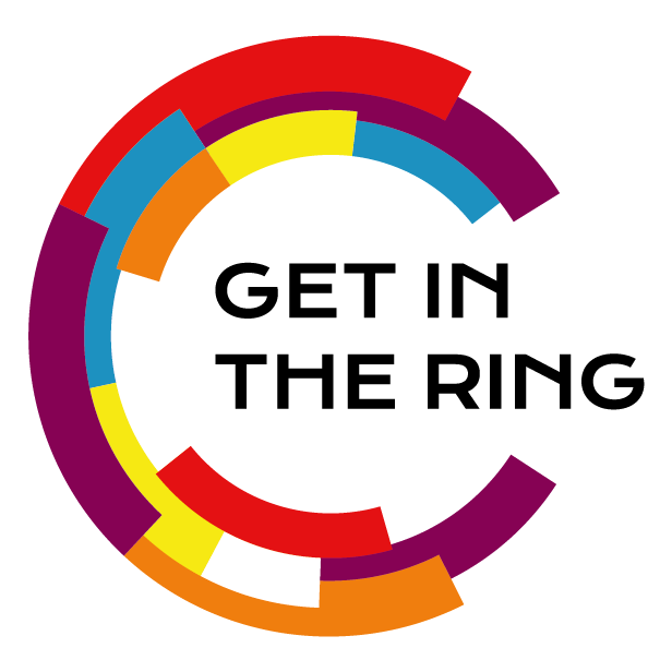 Get In The Ring Logo Png Clipart (634x634), Png Download