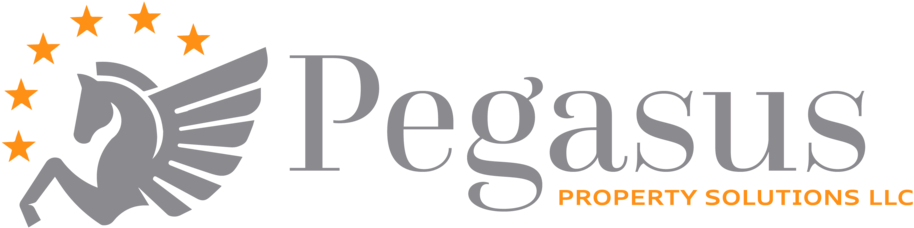 Pegasus Logo Horiz - Calligraphy Clipart (1000x320), Png Download