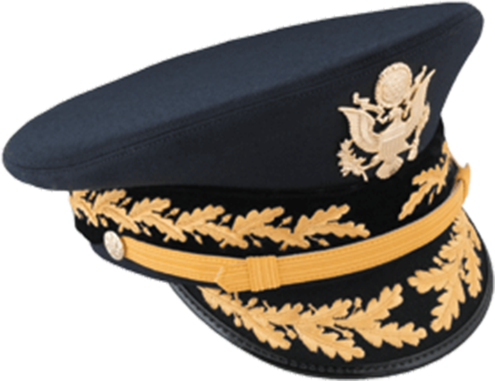 Us Army General Officer Hat Clipart (1200x717), Png Download