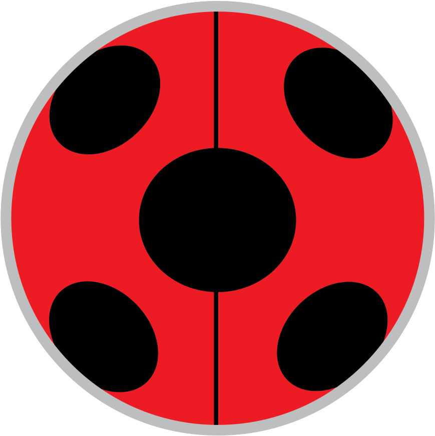 Ladybug Logo - Ladyblog Miraculous Clipart (1280x905), Png Download