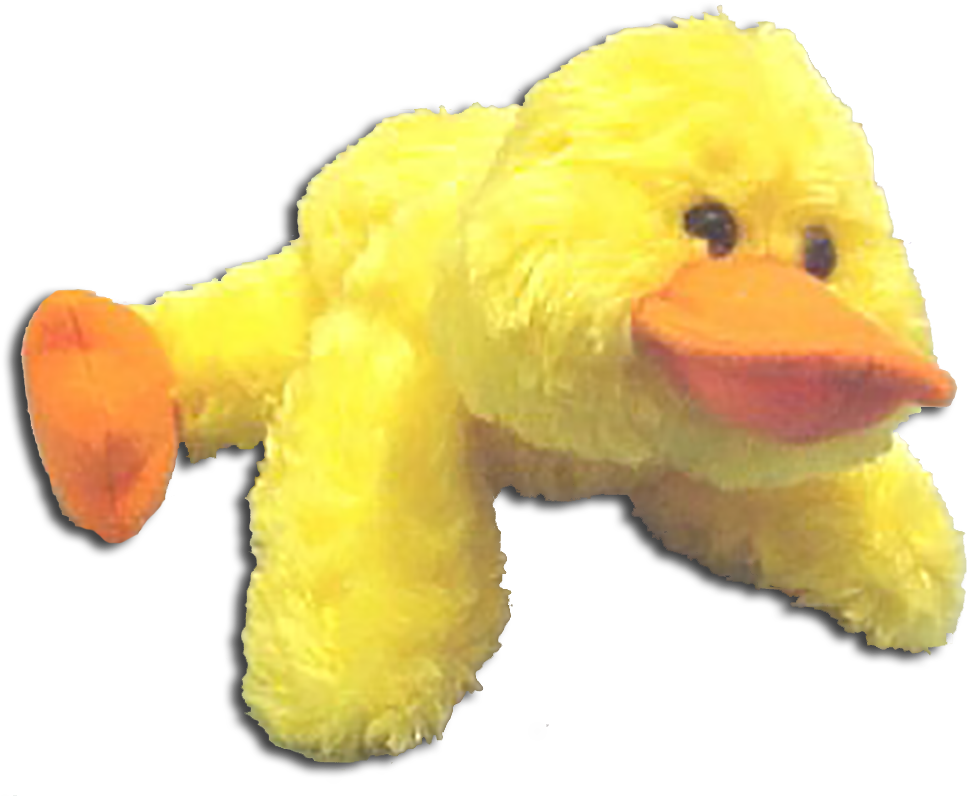 Duck Stuffed Animal Duck Stuffed Animal Pattern Duck - Yellow Duck Stuffed Animal Clipart (1000x848), Png Download