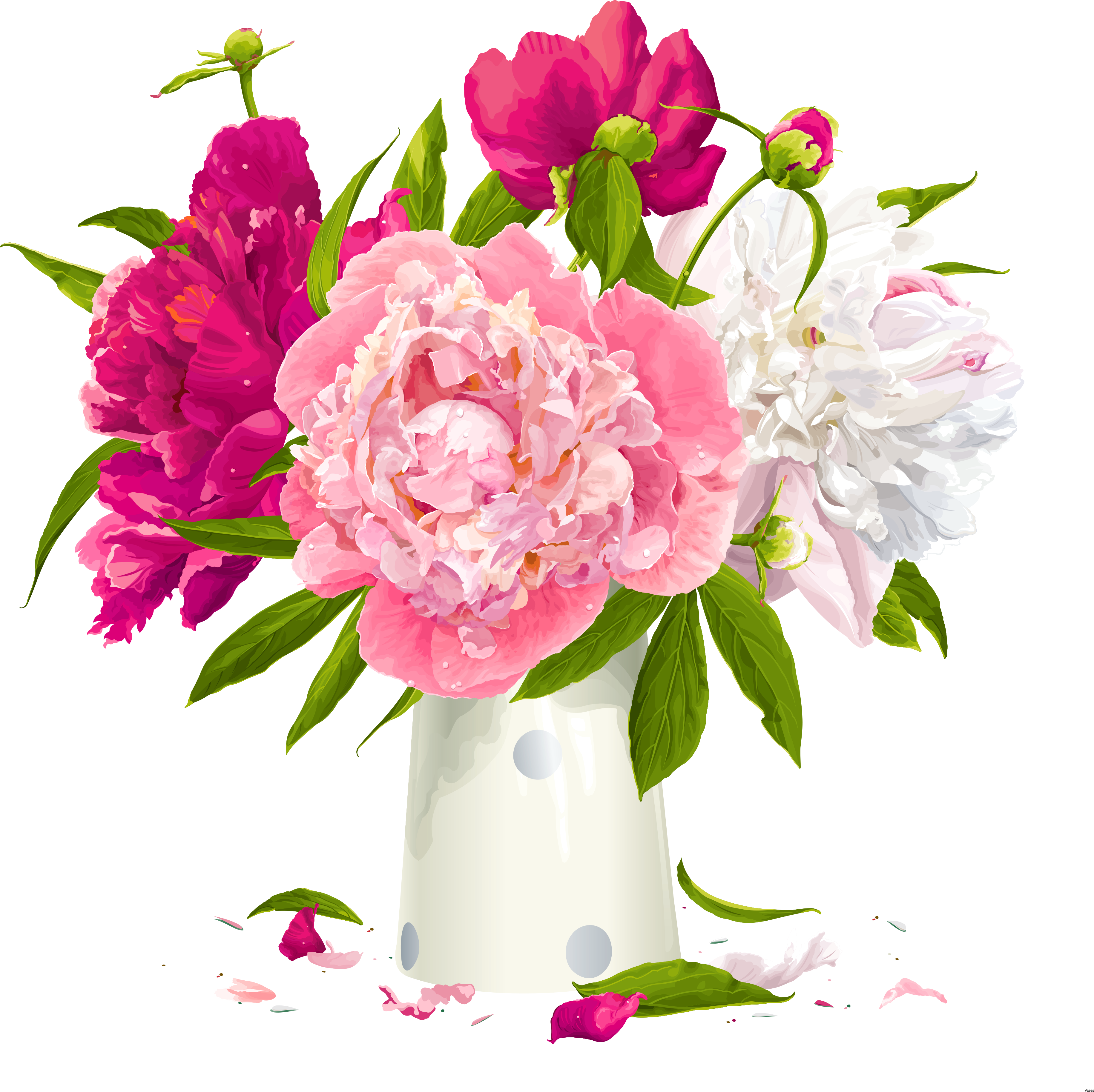 Flower Vases With Flowers Clipart Group Clip Transparent - Happy Parsi New Year - Png Download (3838x4087), Png Download