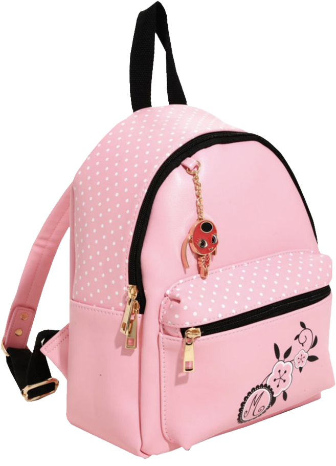 Miraculous Ladybug Marinette's Mini Backpack - Miraculous Ladybug Marinette Backpack Clipart (755x1024), Png Download