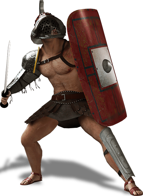 Gladiator Clipart (500x682), Png Download