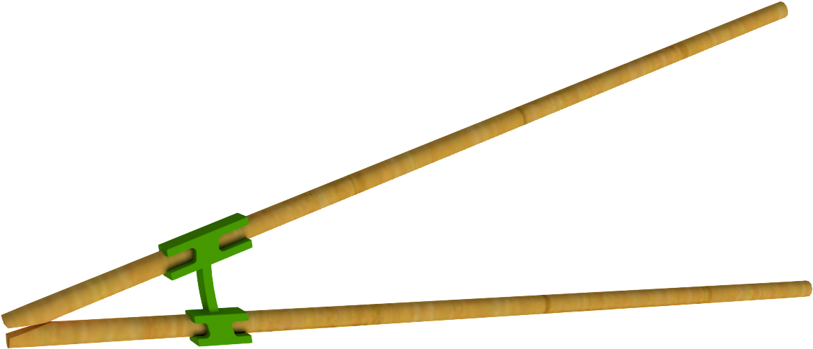 Choku Bone- Simple Chopsticks Cheater - Wood Clipart (1596x852), Png Download