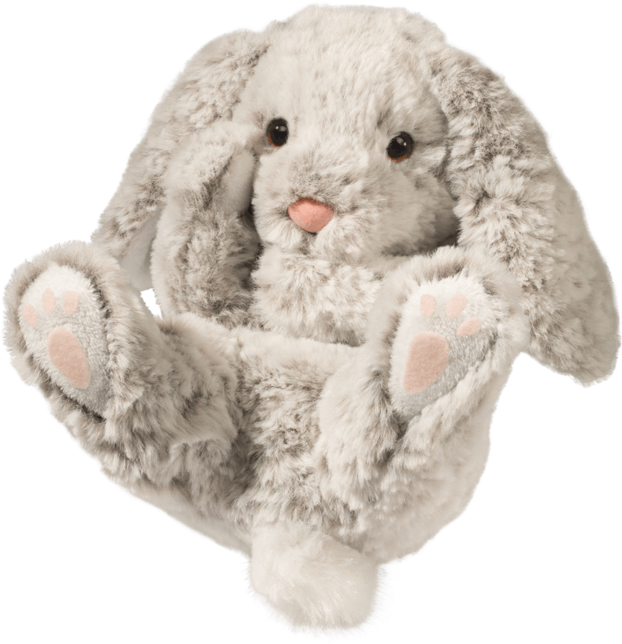 Handful Large Gray Bunny - Douglas Lil Handful Bunny Clipart (1000x1000), Png Download