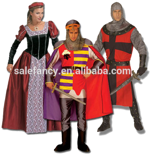 Adult Roman Soldier Medieval Knight Costumes Qamc-2344 - Outfits In Medieval Times Clipart (564x576), Png Download