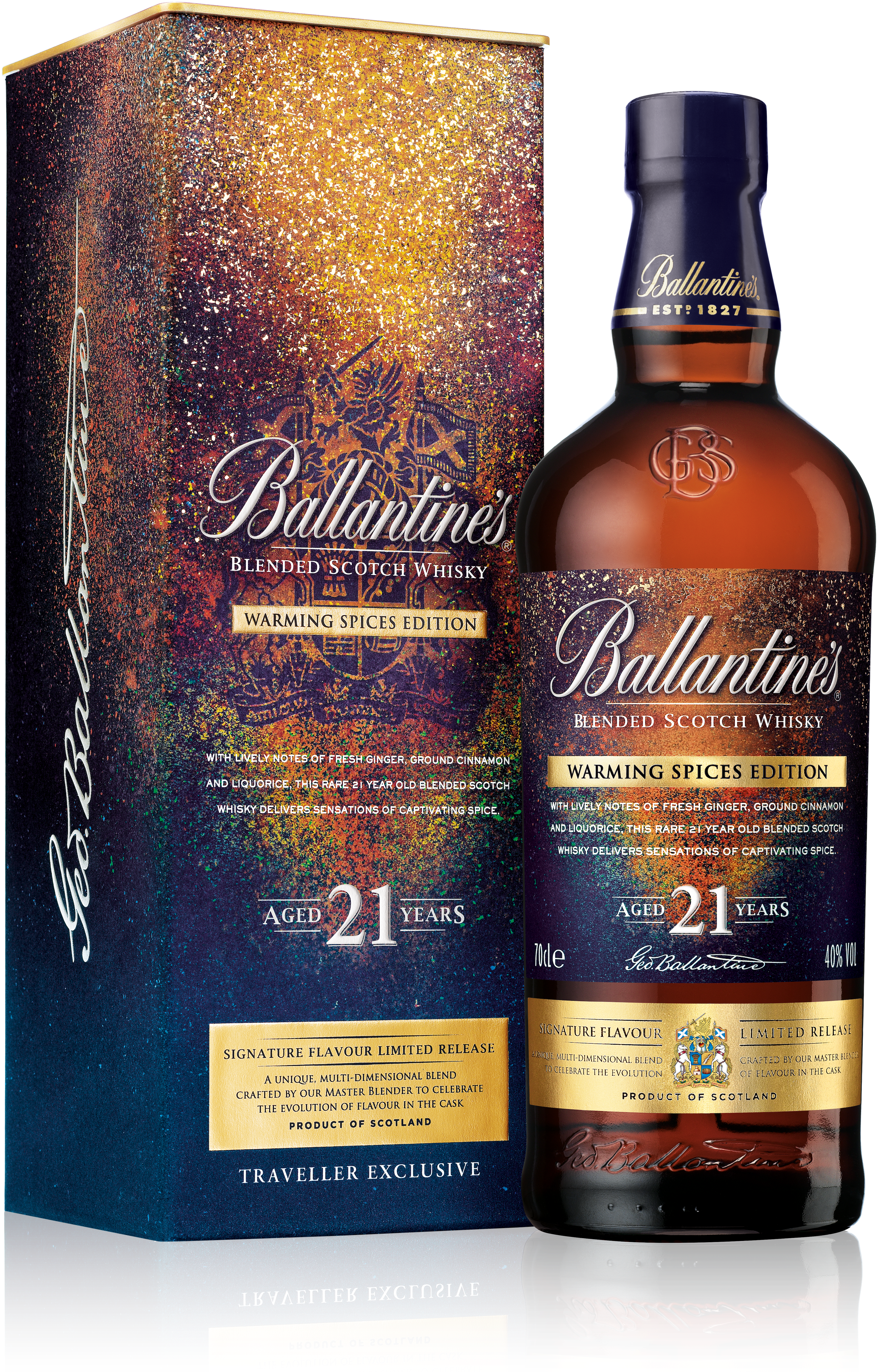 Ballantine's Launches Travel Retail-exclusive 21yo Clipart (3586x4635), Png Download