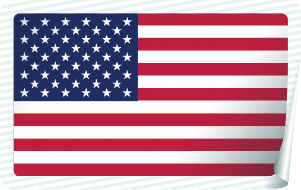Usa/canada/mexico Unlimited Sim Card *exclusive* - American Flag Clipart (1024x1024), Png Download