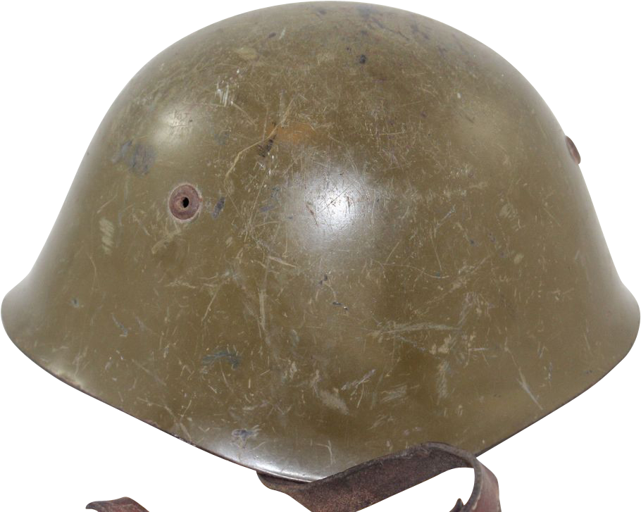 Vintage Wwii War Bulgarian M51/72 Military Helmet Italy - Italian Helmet Ww2 Png Clipart (909x909), Png Download