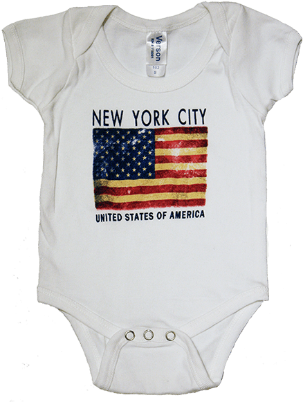 American Flag Baby Onesie - Flag Of The United States Clipart (600x600), Png Download