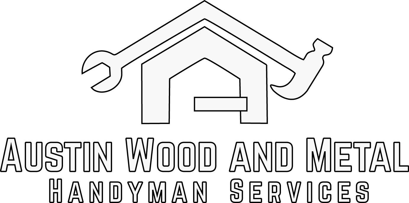 Austin Wood And Metal Handyman And Home Improvement - Line Art Clipart (1383x686), Png Download