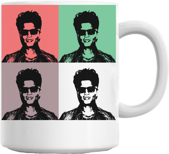 American Musician Pop Art Mug - Coffee Cup Clipart (629x579), Png Download