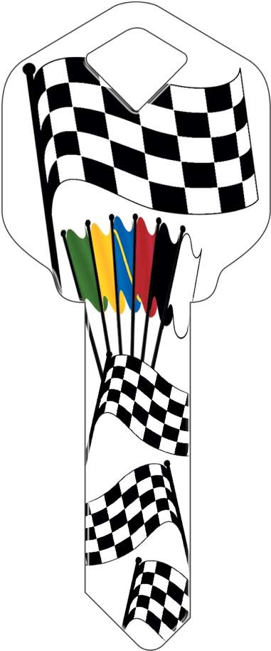 Hk16- Racing Flags Clipart (480x997), Png Download