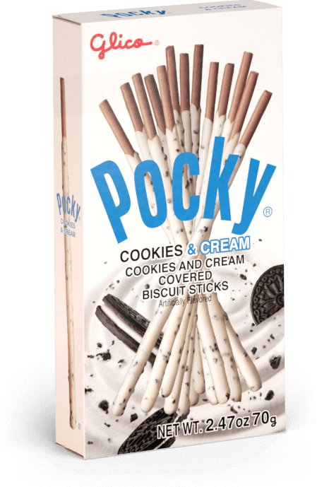 Products - Glico Pocky Cookies And Cream Clipart (449x689), Png Download