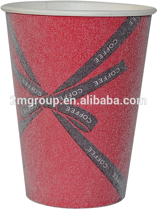 450ml Red Printing Foam Cup Clipart (608x764), Png Download