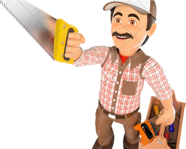 Toolbox Clipart Handyman - Carpenter Clipart - Png Download (640x480), Png Download
