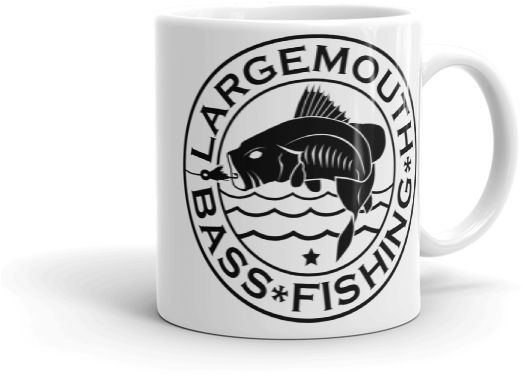 Largemouth Bass Fishing, Mug - Coffee Cup Clipart (600x600), Png Download