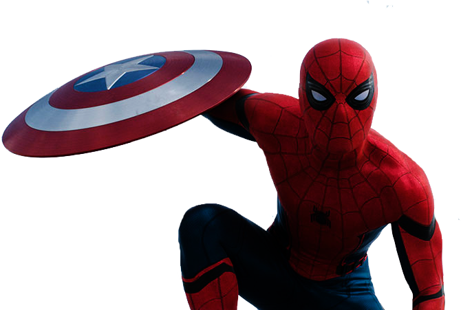 Iron Spiderman Clipart Spiderman Png - Look At Me I M The Captain Now Memes Transparent Png (900x450), Png Download