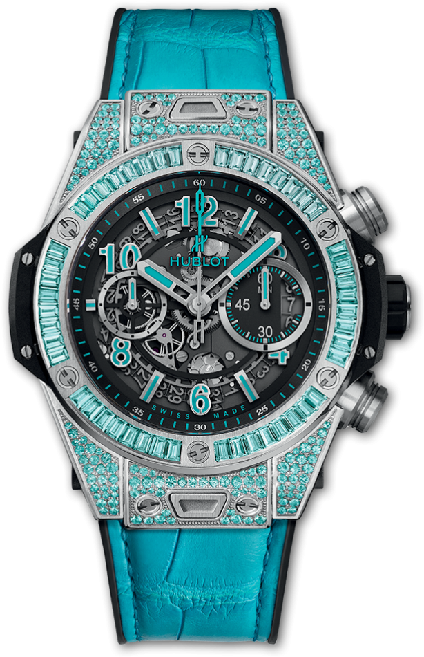 Big Bang Unico White Gold Paraiba - Hublot 441 Nm 1170 Rx Clipart (1000x1000), Png Download