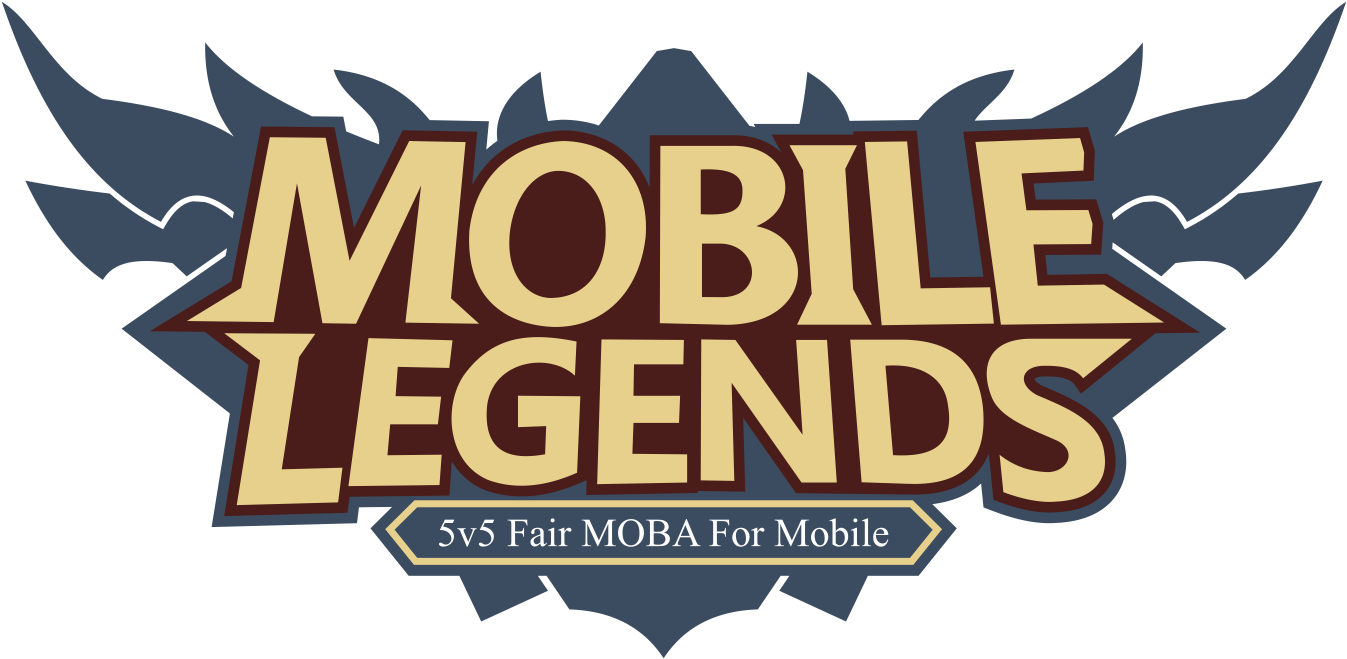 Logo Mobile Legends Vector Cdr & Png Hd - Mobile Legend Logo Font Clipart (1347x659), Png Download