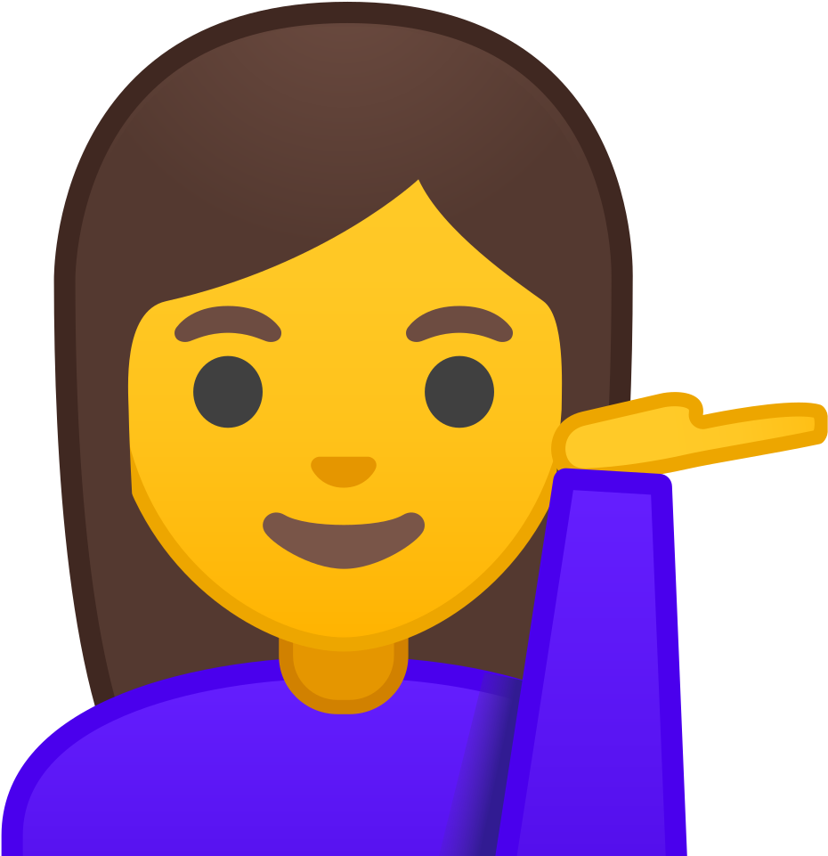 Download Svg Download Png - Emoji Woman Hand Clipart (930x961), Png Download