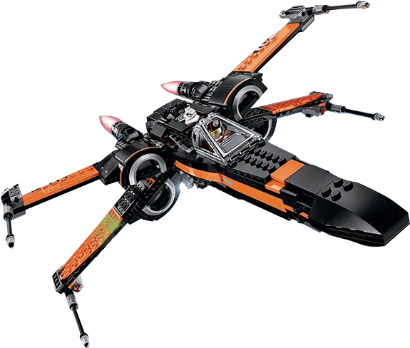 Lego® Star Wars™ Poe's X-wing Fighter™ - Poes X Wing Transparent Clipart (647x526), Png Download