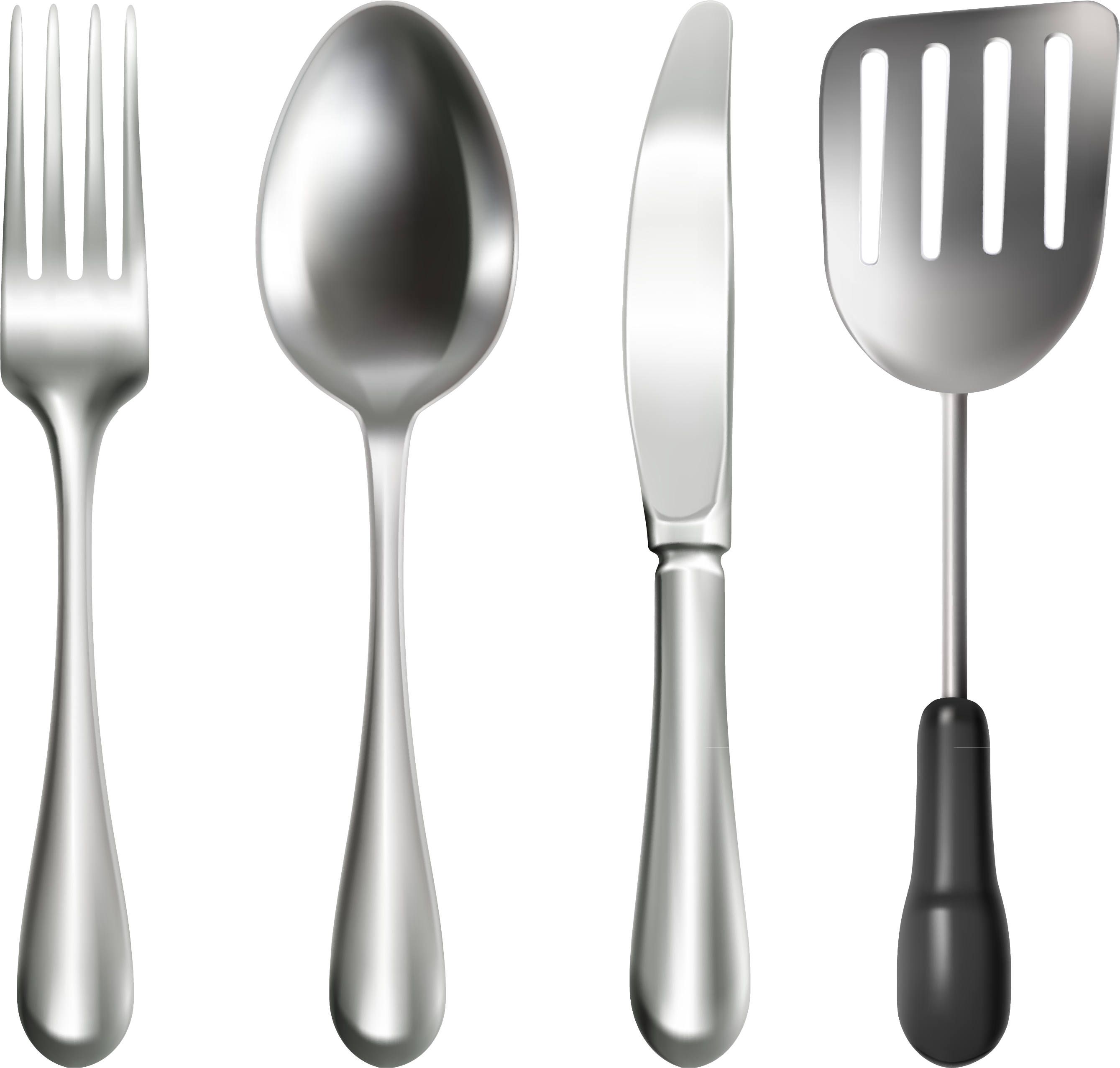 Knife Spoon Fork Cutlery Clipart (2678x2554), Png Download