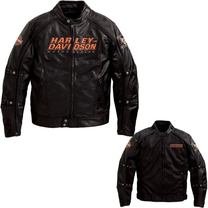 Harley-davidson Alternator Leather Jacket - Harley Davidson Logo Leather Jacket Clipart (800x800), Png Download