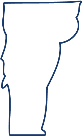Vermont - State Of Vermont Outline Clipart (602x602), Png Download