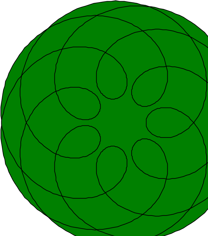 Cheerleader Silhouettes Cheer Silhouette Cheering - Circle Clipart (800x800), Png Download