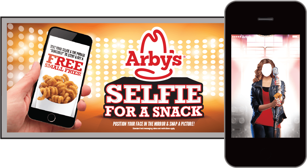 Arby's Bok Center Interactive Ad Campaign - Arby's Clipart (1200x600), Png Download